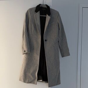 Rag & Bone Black Quilted Chain Detail Jacket